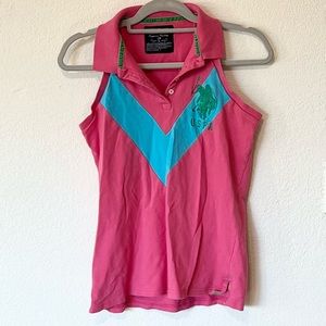 Vintage Y2K 2000s preppy school girl Ralph Lauren polo tank top